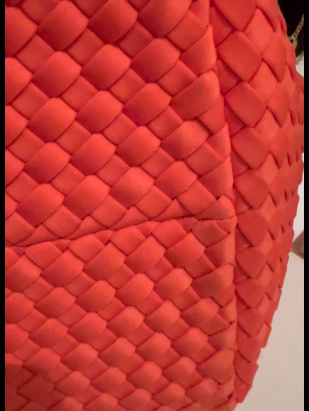 Naghedi Orange Woven Tote - Picture 12 of 13